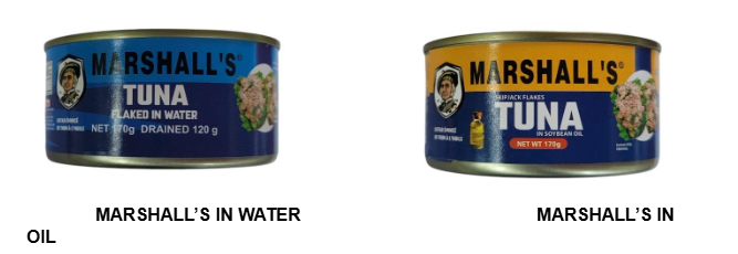 Marshall's Tuna Flaked in water & Soyabean Oil