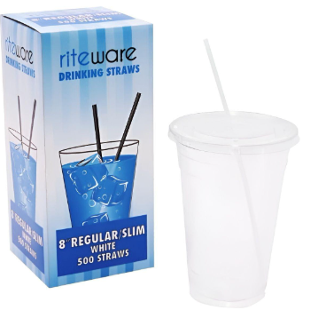 Riteware  Drinking Straw 8''