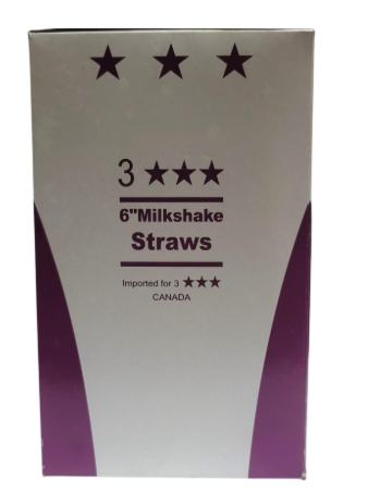 Millshake Straw 8"