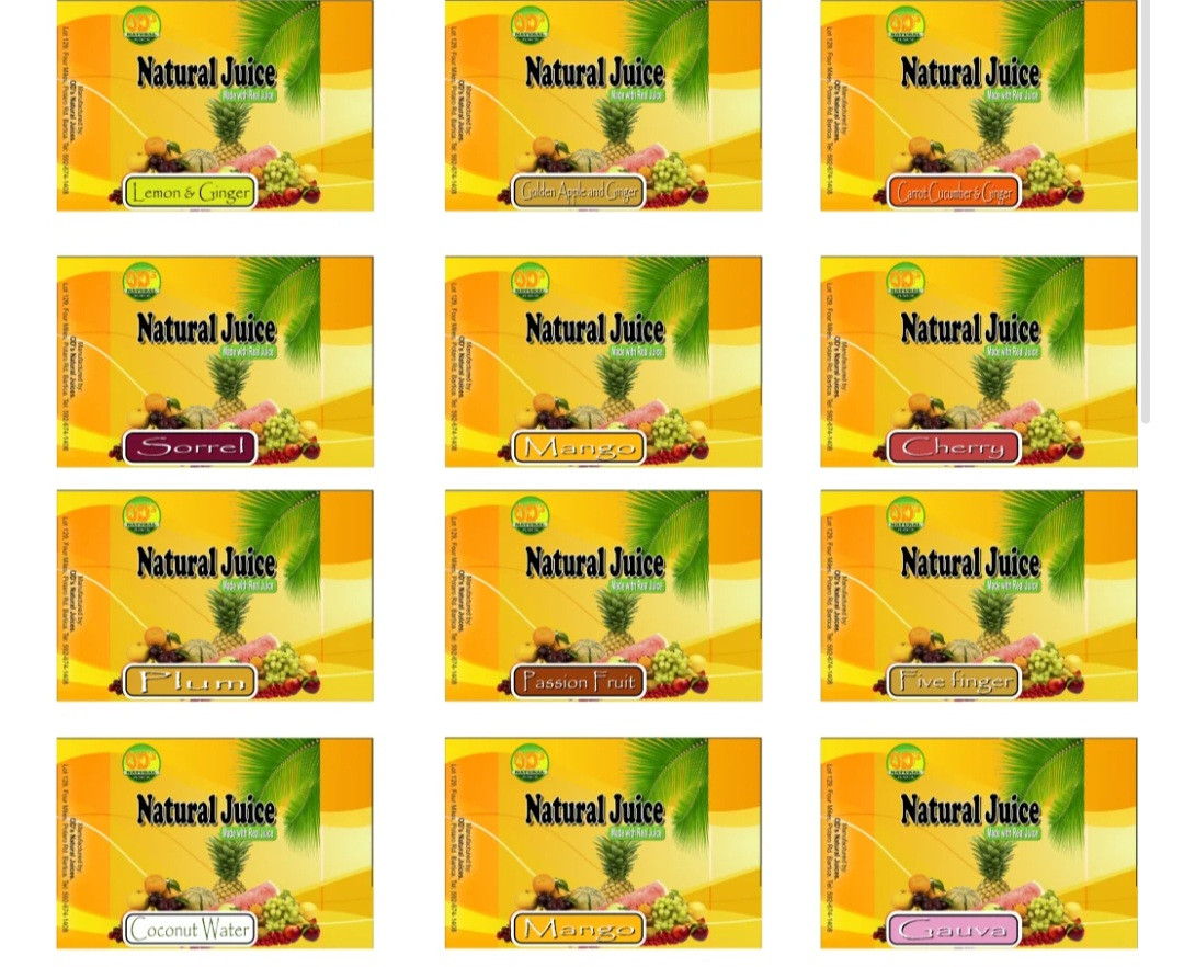 Assorted Juice Labels