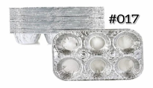 6H Tart- Aluminum Foil Pans