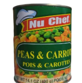 Nu Chef Peas & Carrot ,Sweet Green Peas