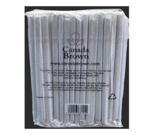 Canada Brown Straws