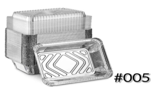 1/2 lbs Small Square Foil Pans