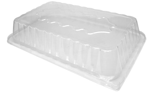 1lb Small Square Clear Foil Pan Lids