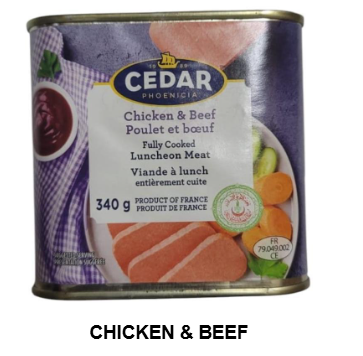 Chicken Poulet in Chicken & Beef  & Chicken