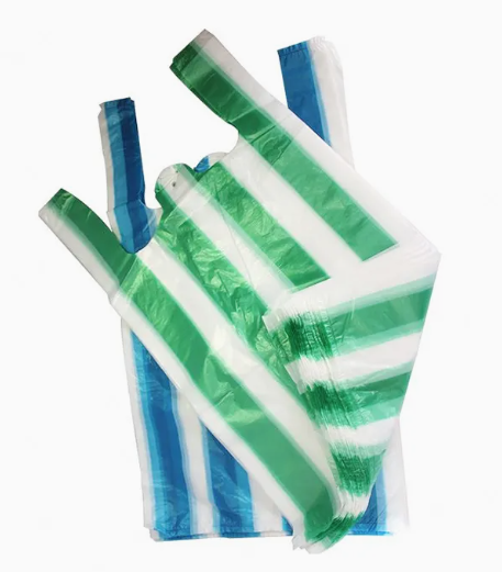 Coloured Plastic Shopping Bags