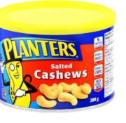 Planters Salted Cashews Nuts