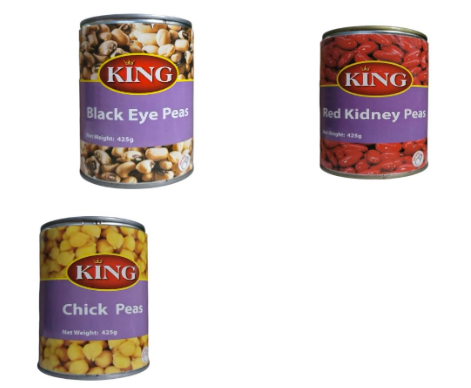 King Chick Peas,Black Eye Peas & Red kidney Peas