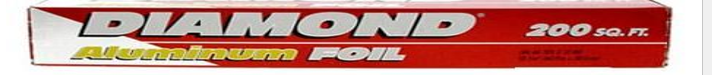 Aluminum Diamond Foil (326 & 656 Sq.Ft)