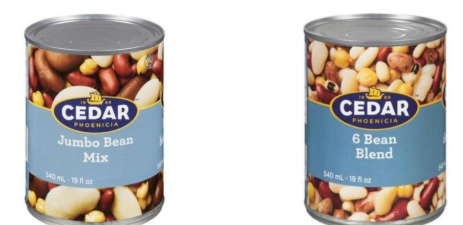 Cedar Jumbo Beans Mix & 6  Bean Blend