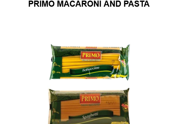 Primo Marcaroni & Pasta Fettuccine,Spaghetti