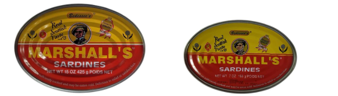 Marshall's Sardine Oval shape