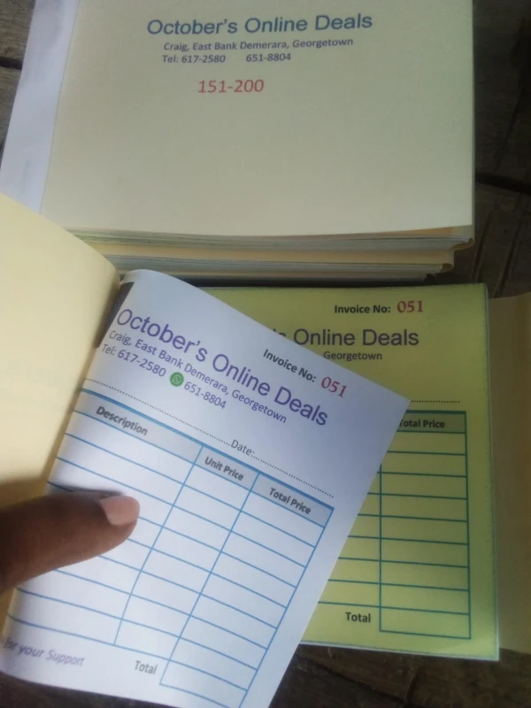 Bill Books 1/4
