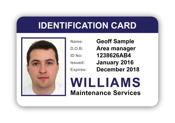 PVC ID BADGES Horizontal