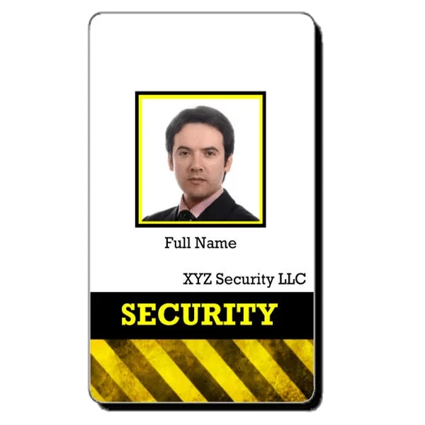 PVC ID BADGES Vertical